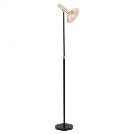 Mercator-Lonsdale Floor Lamp-Black/Brass